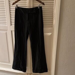 Trina Turk Black Wide Leg Pants ALTERED H Sz 2 Dressy Party